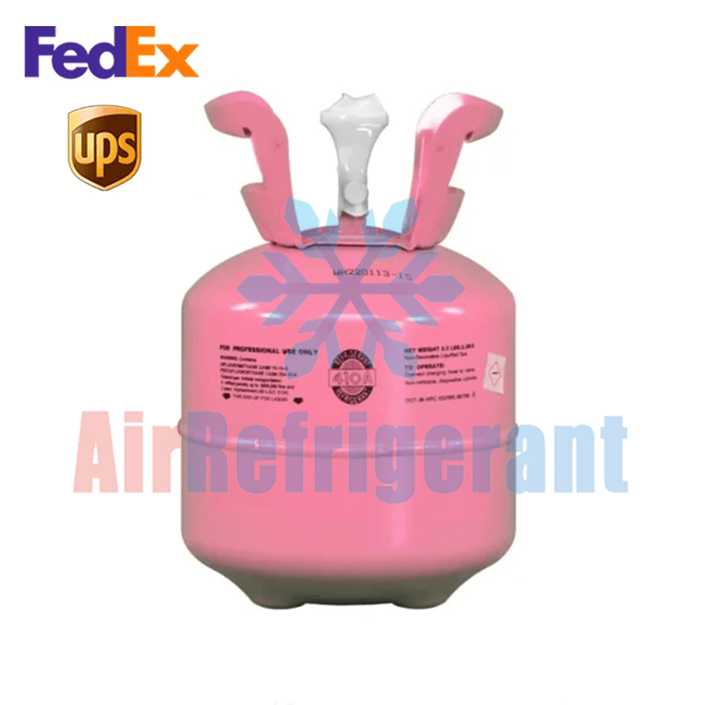 R410A Refrigerant 5lb (2.3kg) — For Home Air Conditioners & Heat Pumps, Easy to Use