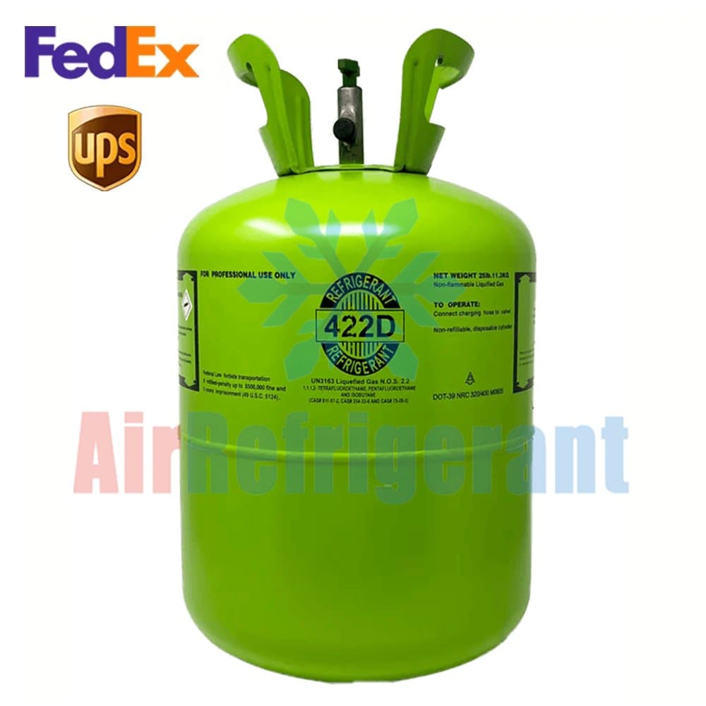 R422D Refrigerant 25lb (11.3kg) – For Commercial Refrigeration Systems Replacing R22, Easy to Use